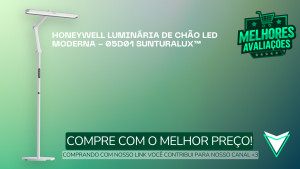 Honeywell Luminária de Chão LED Moderna